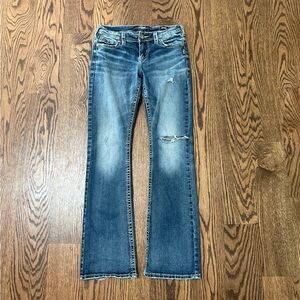 27” bootcut silver brand jeans
